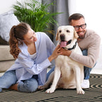 Lahome Enfys Modern Geometric Outdoor Easy Jute Rug, 3x5 Indoor Outdoor Rugs - Image 6
