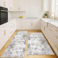 IOHOUZE Abstract Area Rugs and Runners Sets 2x6 and 3x5 Ft, Washable Entryway by iOhouze