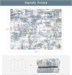Washable Rugs 8x10 Area Rugs for Living Room, Modern Abstract Rugs for Bedroom - Image 2