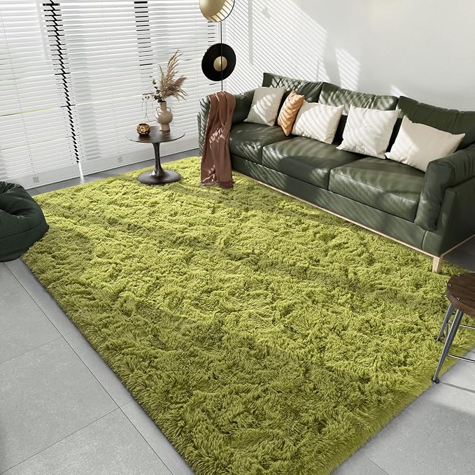 LOCHAS Ultra Soft Indoor Modern Area Rugs Fluffy Living Room Carpets - Image 2