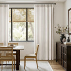 MIULEE Pinch Pleated Thick Linen Curtains 86 Inches Long 2 Panels Set - Image 5