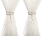 SUQ I OME 1 Pair of Luxury Pearl Beaded Magnetic Curtain Tieback and Holdback - Image 7