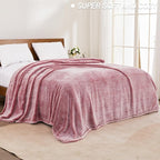 Exclusivo Mezcla Plush Fuzzy Fleece Throw Blanket Extra Large, Super Soft - Image 6
