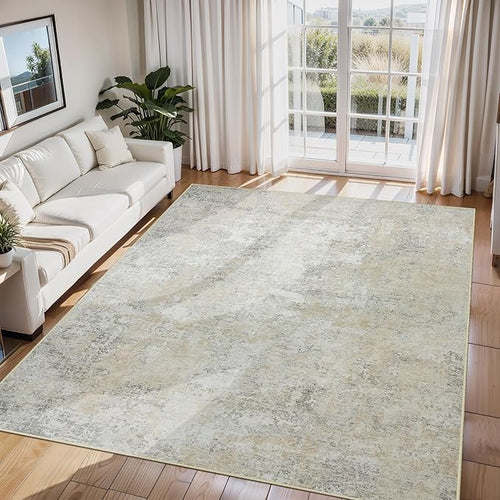 6x9 Area Rugs for Living Room Rug Washable: Abstract Rug for Dining Room by Aelenmu