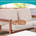 12Pcs Stretch Patio Cushion Covers, Outdoor Couch Covers Replacement, Outdoor - Image 6