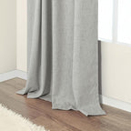 Gray Room Darkening Curtains 96 Inches Long - Image 9