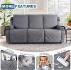 TAOCOCO 100% Waterproof Recliner Couch Cover, Non Slip Split Couch Covers - Image 6