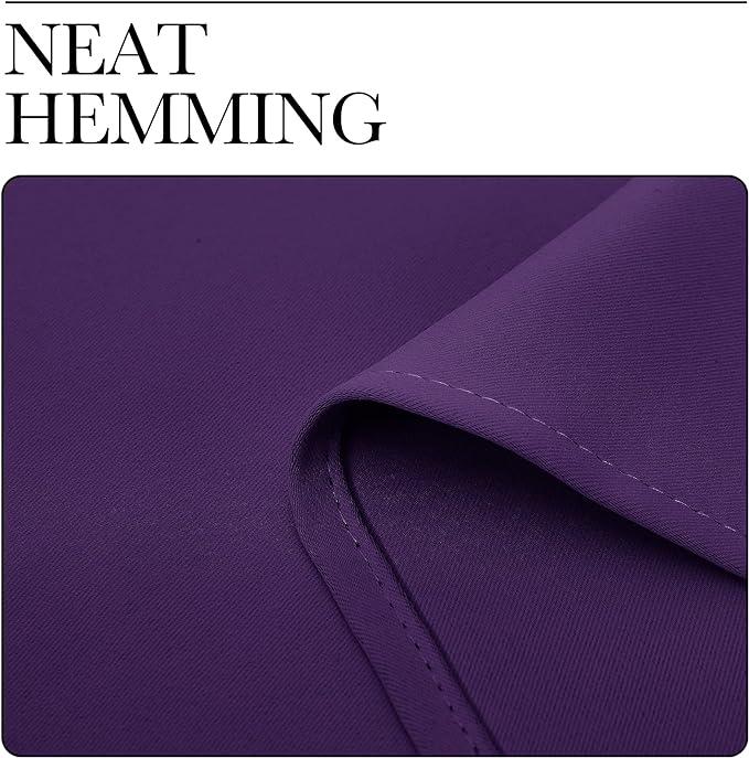 NICETOWN Blackout Purple Curtains - Image 8