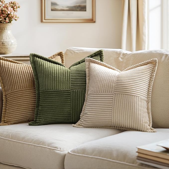 MIULEE Decorative Euro Sham Throw Pillow Covers - Image 7