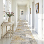 3x20 Washable Kitchen Runner Rug: Modern Abstract Runners - Image 3