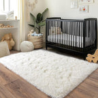Pionblank Fluffy Area Rug for Bedroom 4x6 Feet, Indoor Plush Carpet, Shag Soft - Image 4