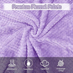 4 Pack Fleece Throw Blankets 50x60 Inches - Image 5