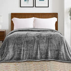 Exclusivo Mezcla Plush Fuzzy Fleece Throw Blanket Extra Large, Super Soft - Image 5