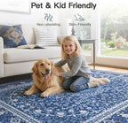 Lofus 5x7 Area Rugs for Living Room, Machine Washable Non-Slip Area Rug - Image 4
