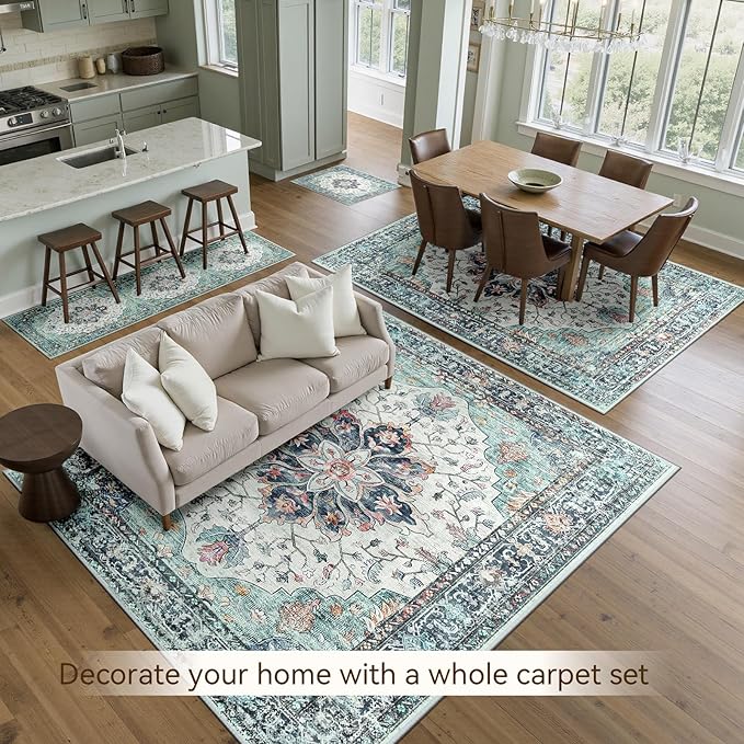 Area Rugs 2'x8' Runner Rug Non Slip Washable - Image 4