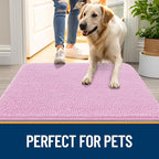 OLANLY Dog Door Mat for Muddy Paws 34x21, Absorbs Moisture and Dirt, Absorbent - Image 6