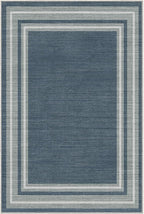 OPPODREAM Border Soft Area Rugs 6x9, Washable Blue Rug - Image 9