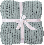 Bigacogo Chunky Knit Throw Blanket - Image 7