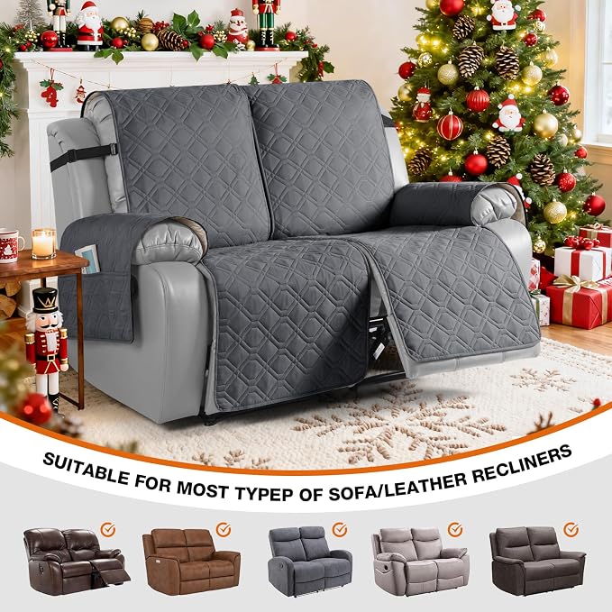 VANSOFY Waterproof Recliner Couch Covers, Sofa Covers 1-Piece Washable - Image 4
