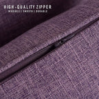 HPUK Linen Throw Pillow Covers Pack of 2, 18x18 Inch Accent Cushion Covers - Image 5