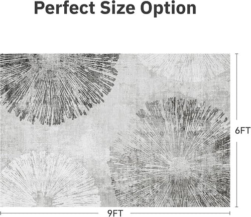 6x9 Area Rugs for Living Room-Machine Washable Rug Ultra Soft Non Slip Area Rug - Image 2