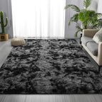 Deerhoo Large Shag Area Rugs 5 x 8, Tie-Dyed Plush Fuzzy Rugs - Image 3