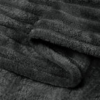 BEDELITE Fleece Throw Blanket for Couch – 3D Ribbed Jacquard Soft and Warm - Image 9