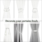 6 Pack Magnetic Curtain Tiebacks Rope Modern Handmade Curtain Tie Backs - Image 5