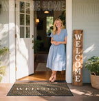 Yimobra Welcome Mat Outdoor Indoor, All-Season Waterproof Front Door Mat - Image 2