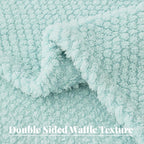 Whale Flotilla Extra Large Fuzzy Fleece Throw Blanket - Image 3