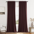 Guken 100% Blackout Curtains 90 Inch Length 2 Panels Set by Guken