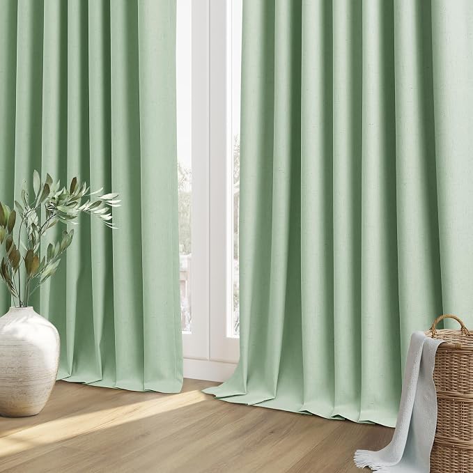 Guken 100% Blackout Curtains 72 Inch Length 2 Panels Set - Image 8
