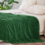 BEDELITE Fleece Blanket Queen Size – 3D Ribbed Jacquard Soft and Warm - Image 6