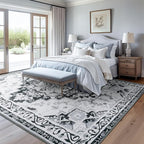 Rugflix 5x7 Area Rug for Living Room, Machine Washable Area Rugs - Image 7