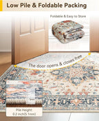 Area Rugs 2'x8' Runner Rug Non Slip Washable - Image 5