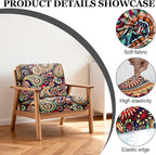 4Pcs Patio Stretch Cushion Covers, Outdoor Sofa Replacement Cover Slipcovers - Image 3