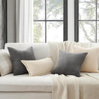 Topfinel Decorative Grey Throw Pillow Covers Cushion Cases, Mix and Match - Image 2