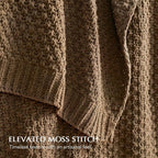 EVERGRACEHOME Chunky Chenille Knit Throw Blanket - Image 2