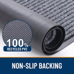 OLANLY Front Door Mat Indoor Outdoor Entrance, Waterproof Heavy Duty Doormat - Image 3