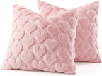 decorUhome Valentine’s Day Soft Plush Throw Pillow Covers 20x20 Inch Set of 2 - Image 5