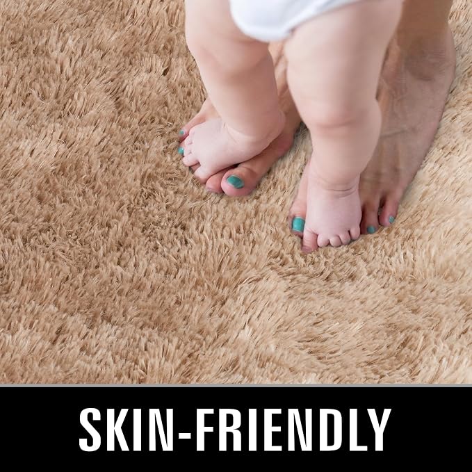 TWINNIS Super Soft Shaggy Rugs Fluffy Carpets, 8x10 Feet, Indoor Modern Plush - Image 3