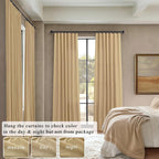 Burlap Color Curtains 84 Inch Length - Image 6