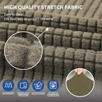 KEKUOU Stretch Loveseat Sofa Cover Slipcover, Couch Covers - Image 3