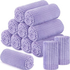 Buryeah 12 Pcs Flannel Throw Blanket Bulk 50 x 60 in Sleepover Blanket Outdoor by Buryeah