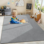 Amearea Large Modern Area Rugs for Bedroom Living Room, 8x10 Feet Grey - Image 9