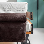 Exclusivo Mezcla Plush Fuzzy Fleece Throw Blanket Extra Large, Super Soft - Image 5
