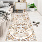 HEBE Hallway Runner Rug 2'x6' Washable Vintage Distressed Area Rugs Non Slip - Image 7
