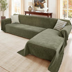Sectional Couch Covers, 2 Pieces Washable L Shaped Couch Covers Sofa Blanket by Unknown