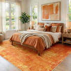 Washable Area Rugs 5'x7' Non-Slip Modern Abstract Soft - Image 2
