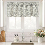 DriftAway Julia Lined Valance Double Layer Thermal Insulated Room Darkening - Image 2
